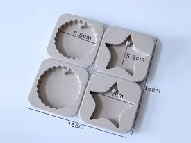 Molde silicona tag aromatico 4 cavidades 